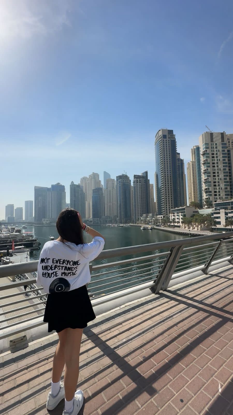 Custom printed streetwear look